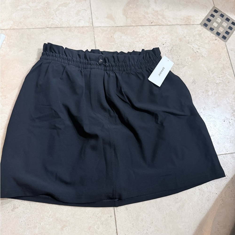 SPANX Women's Black Mini Skort